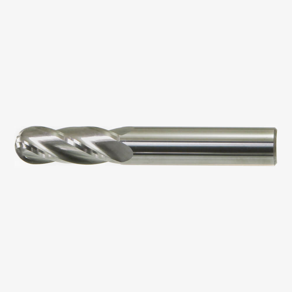 7700 Series 4-Flute Ball Nose Finishing End Mills