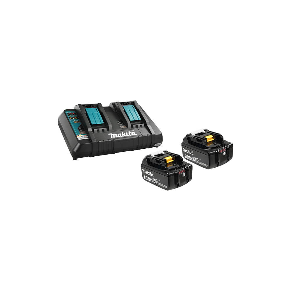 18V 2 x 5.0Ah Li-Ion Battery &amp; Dual-Port Charger Kit