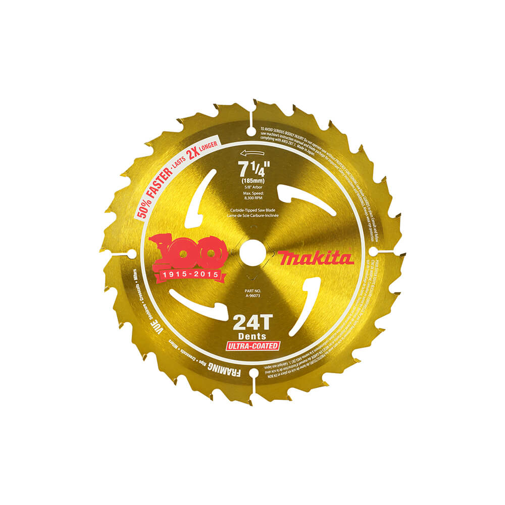 Limited Edition 100th Anniversary 7-1/4&quot; 24CT M-Force Circular Saw Blade