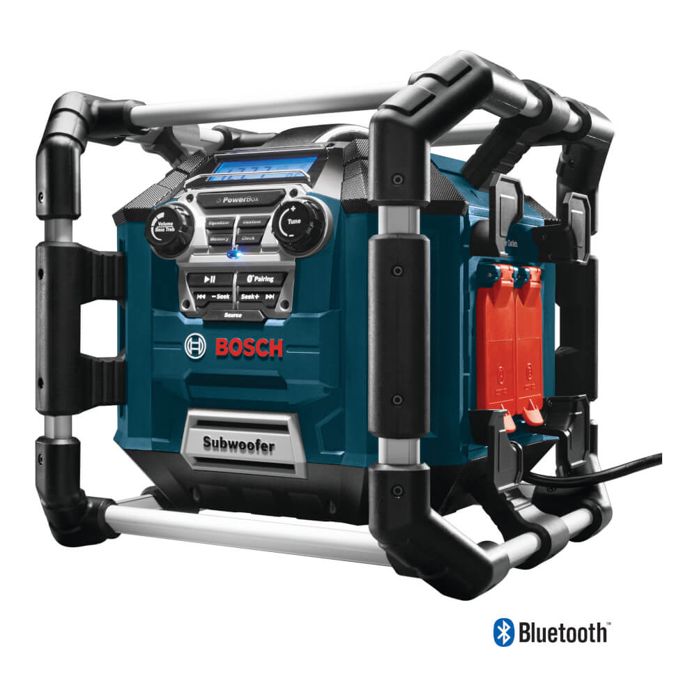 Power Boss&trade; Jobsite AM/FM Radio/Charger/Digital Media Stereo with 360 Degree Sound and Bluetooth&reg;