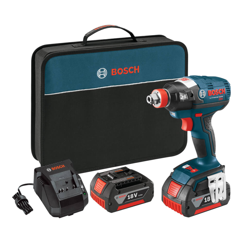 18 V EC Brushless 1/4 In. and 1/2 In. Socket-Ready Impact Driver