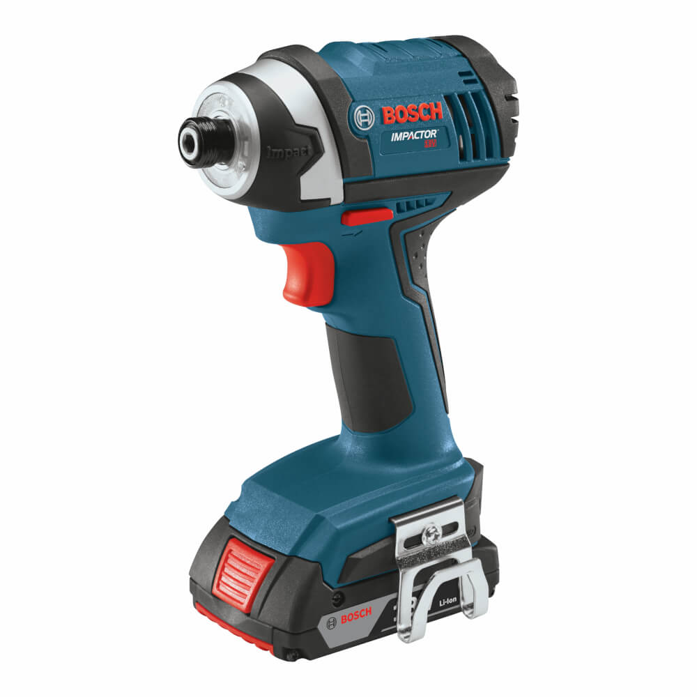 18 V 1/4 In. Hex Compact Tough Impact Driver with 2 SlimPack Batteries