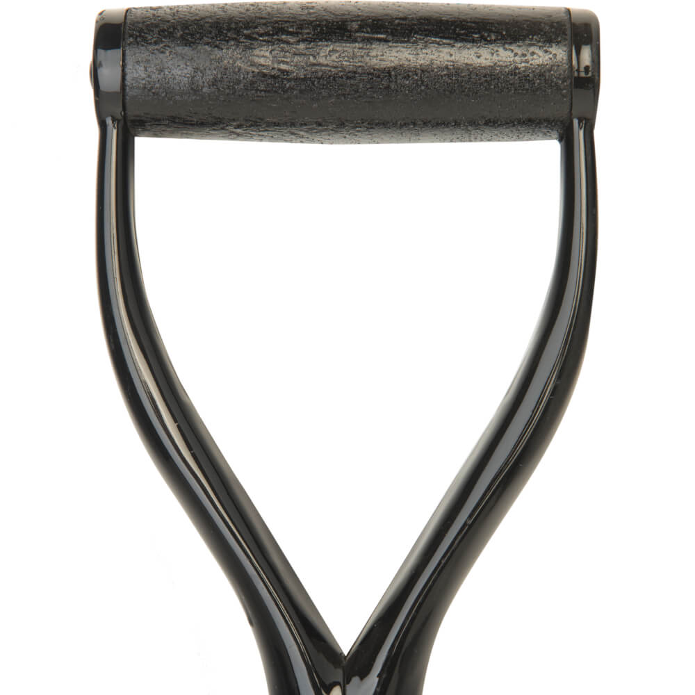 D-Grip, steel, spotted, Welded, 1.200, black