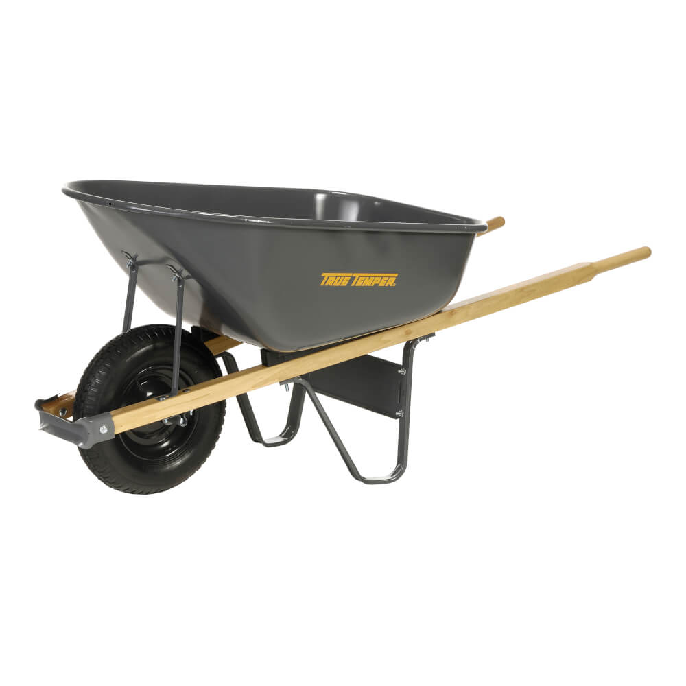 Wheelbarrow, 6 cu. ft. steel tray, C Series