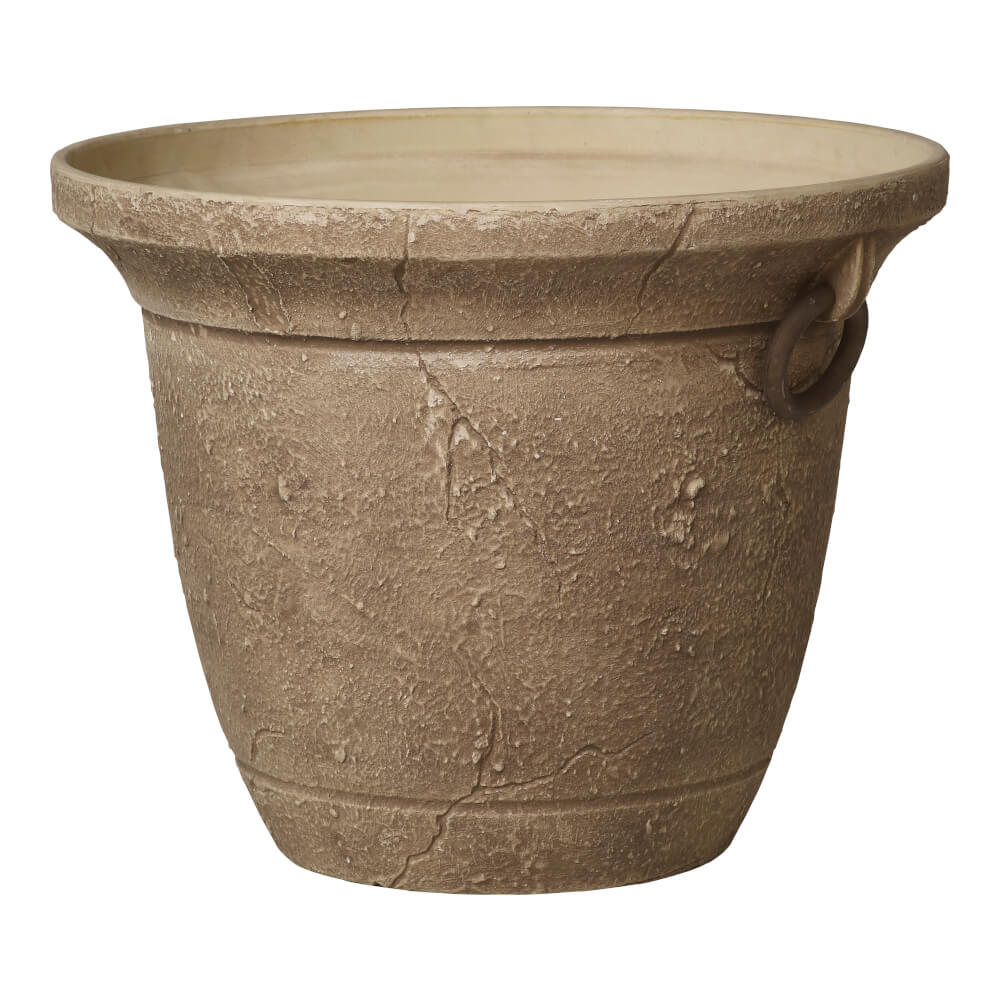 Pot Handle Jar, 16&quot;, sandstone color