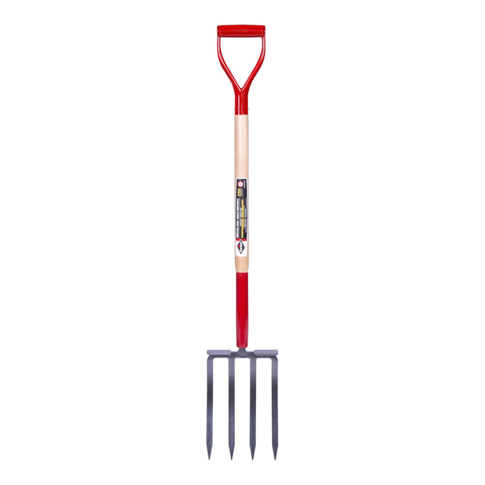 Spading fork, 4 tines/11&quot;, ash hdle, dh