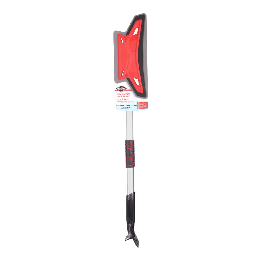 Snow brush, telescopic, 52&quot;, pivoting Eva head, Garant, display of 24