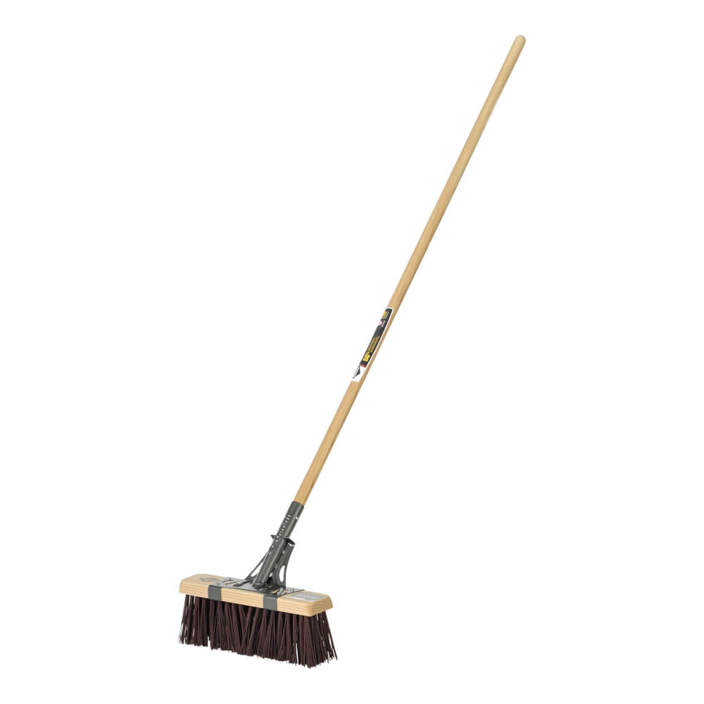Street/stable broom, 14&quot;, synth&Atilde;&copy;tic fibers, extra-rough surfaces, Garant Pro