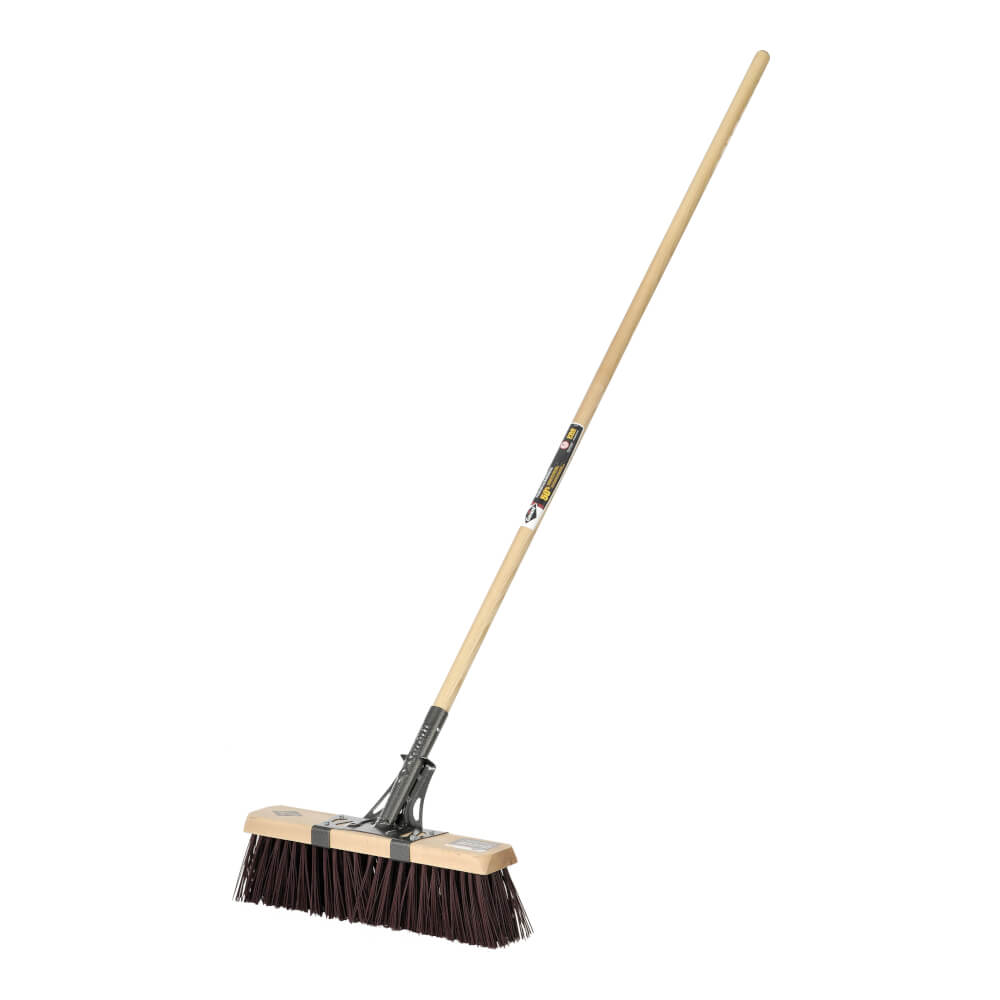 Street/stable broom, 18&quot;, synth&Atilde;&copy;tic fibers, extra-rough surfaces, Garant Pro