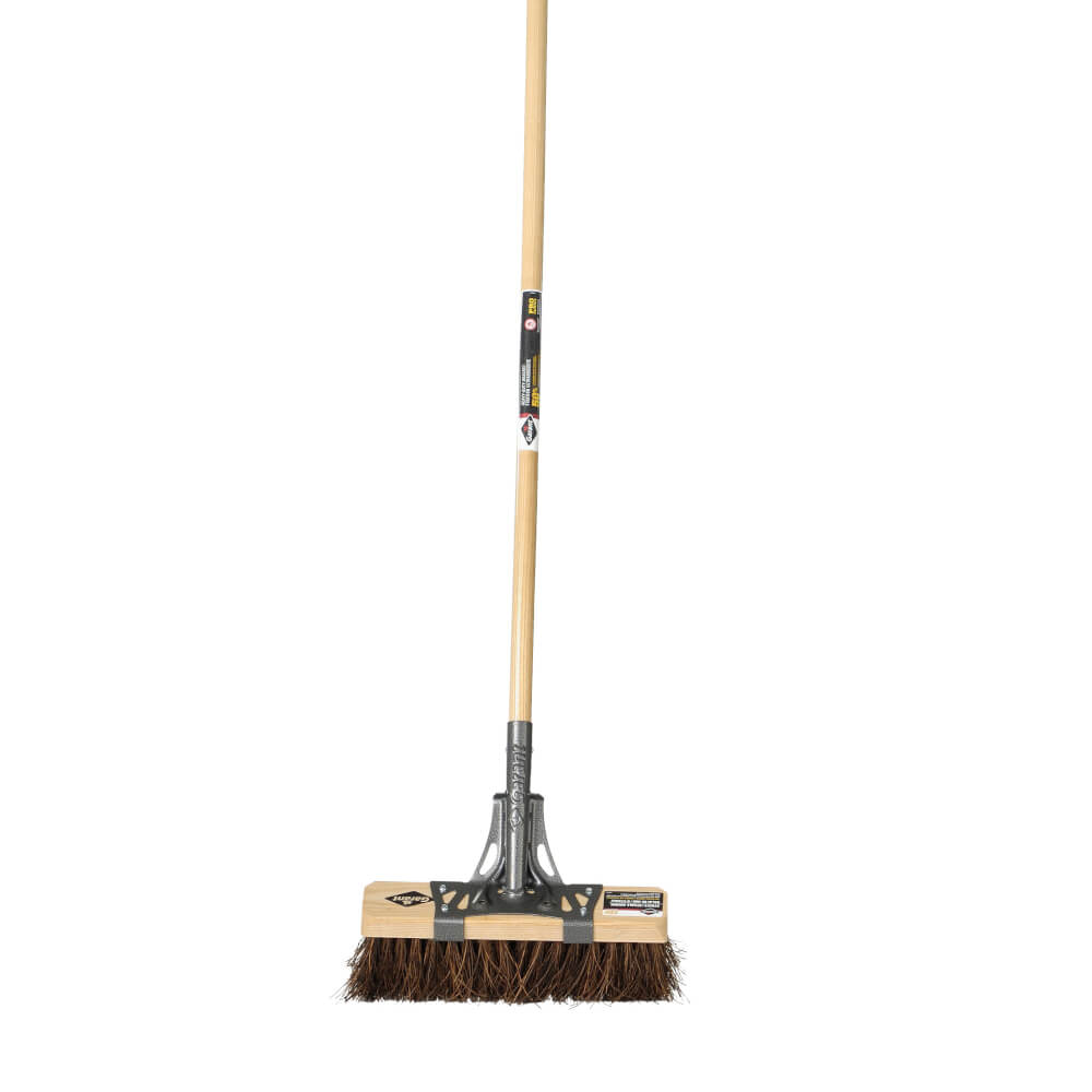 Street/stable broom, 14&quot;, palmyra fibers for extra rough surfaces, lh, Garant Pro