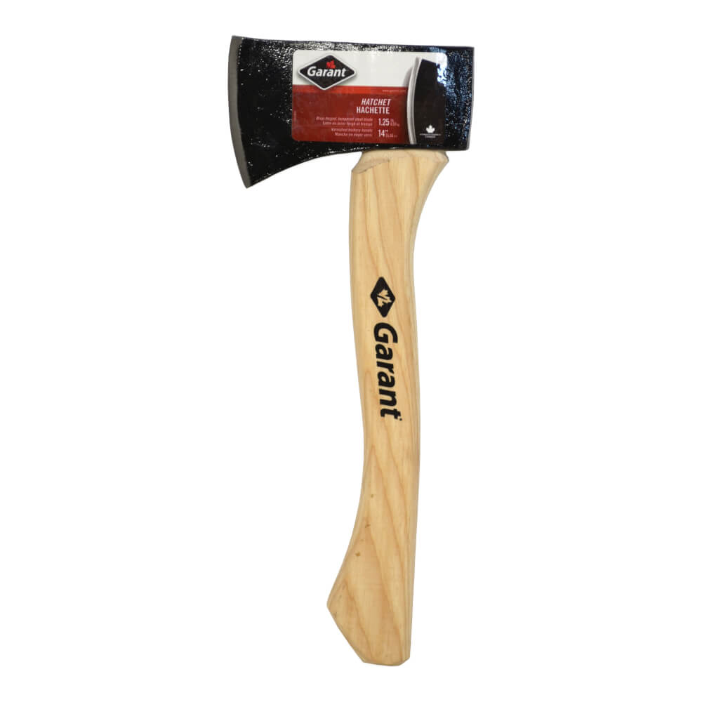 Hatchet, 1.25 lbs, 14&quot; hickory hdle