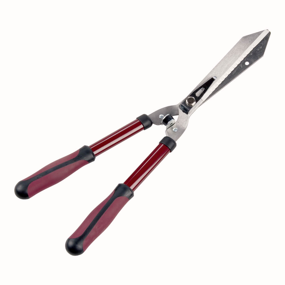 Hedge shears, 9&quot; serrated blades, comfort grip