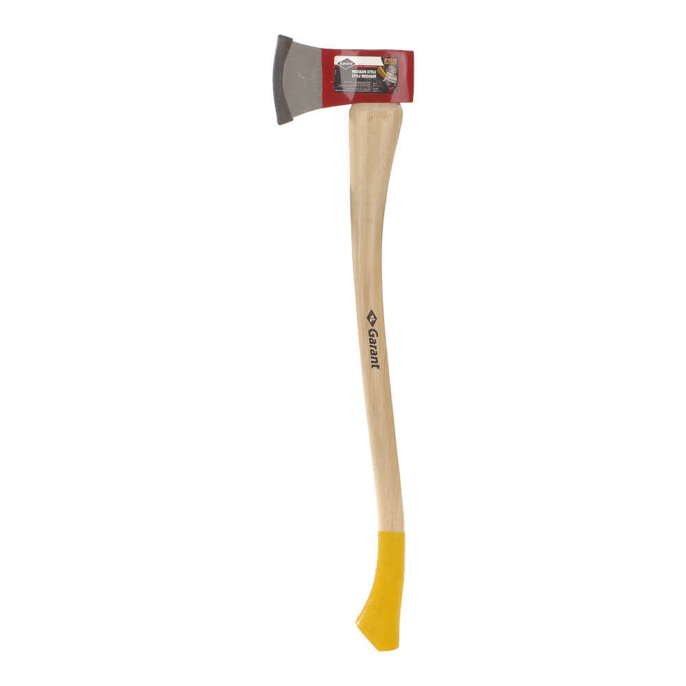 Axe, Michigan, 3 lbs, 32&quot; hickory safety grip hdle