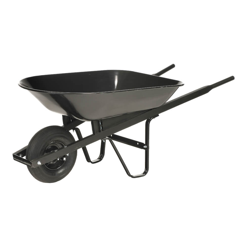 Wheelbarrow, 4 cu. ft. steel tray, S Series