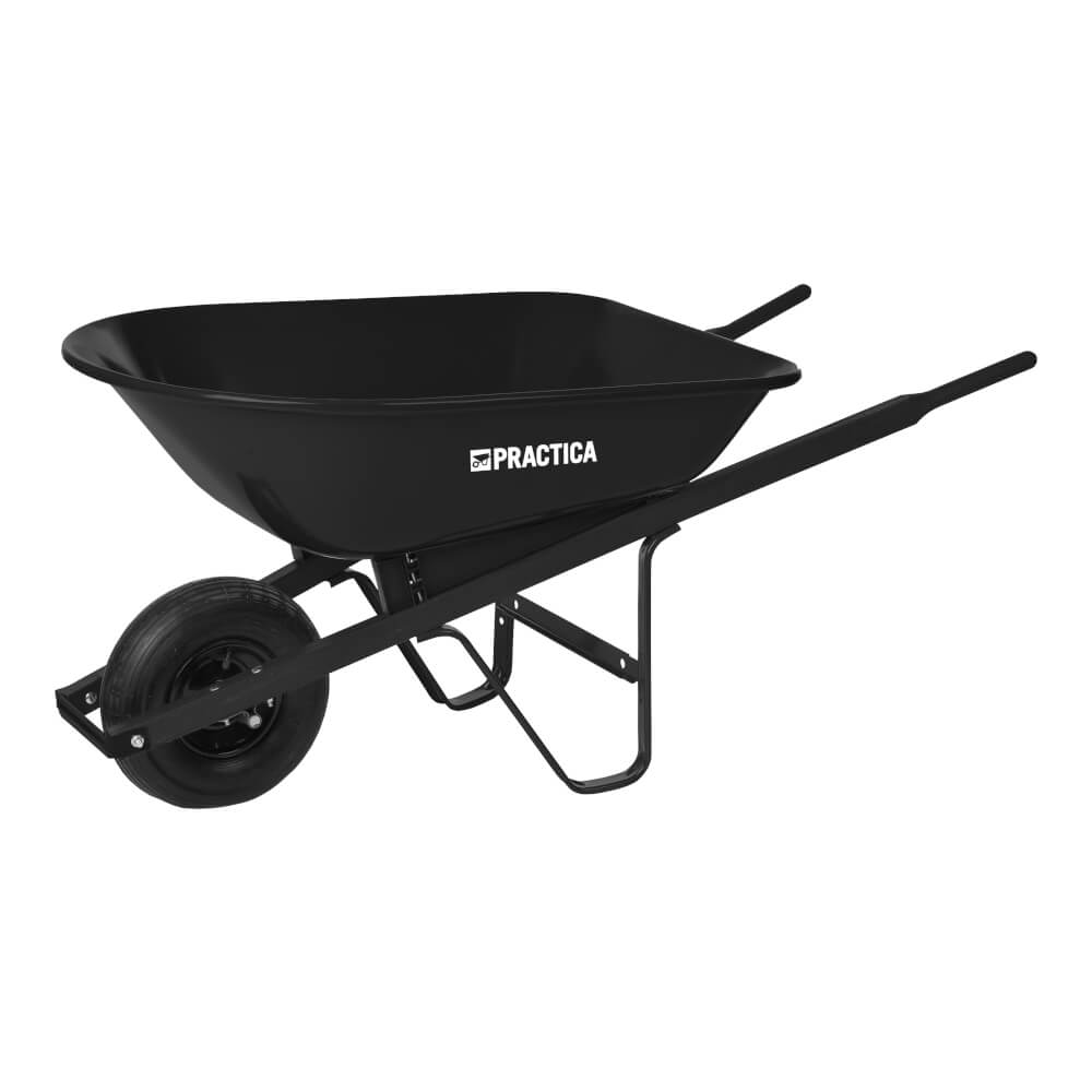 Wheelbarrow, 5 cu. ft. steel tray, S Series