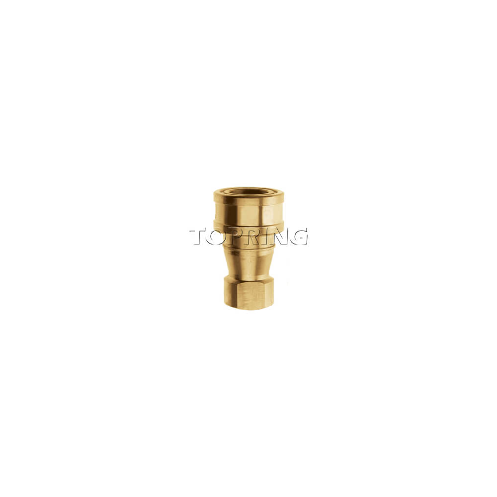 Coupler Hydraulic (ISO &quot;B&quot;) 1/8(F)NPT Brass