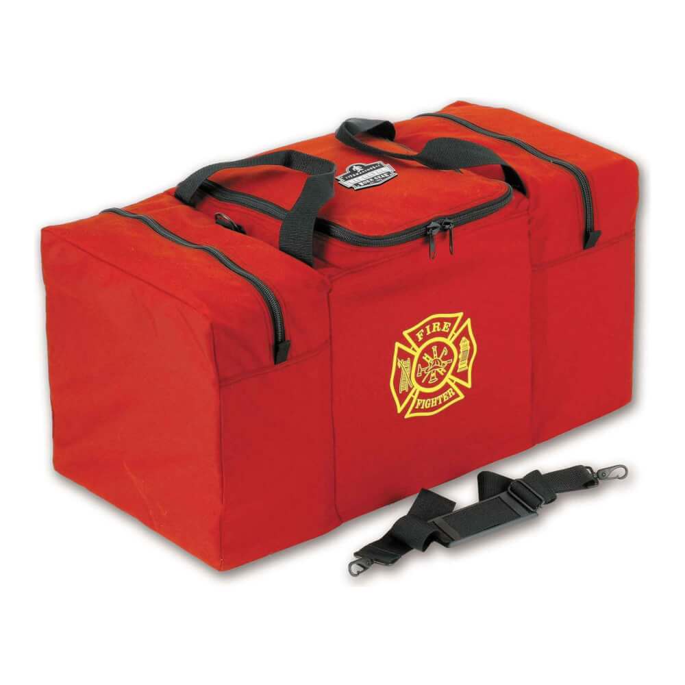 ProFlex&reg; GB5060 6750ci Red Step-In Combo Gear Bag Fire and Rescue Gear Bags