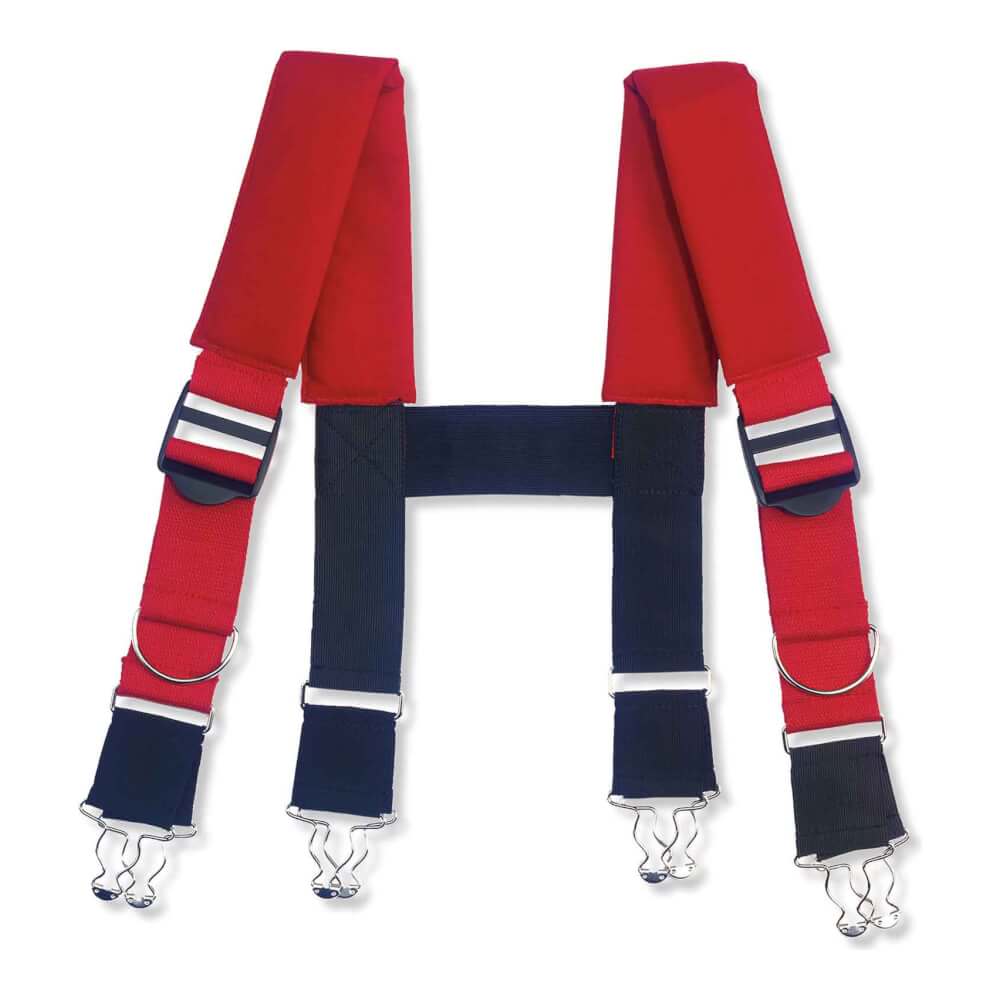 ProFlex&reg; GB5092 30&quot; Red Suspenders-Quick Adj Firefighting Suspenders