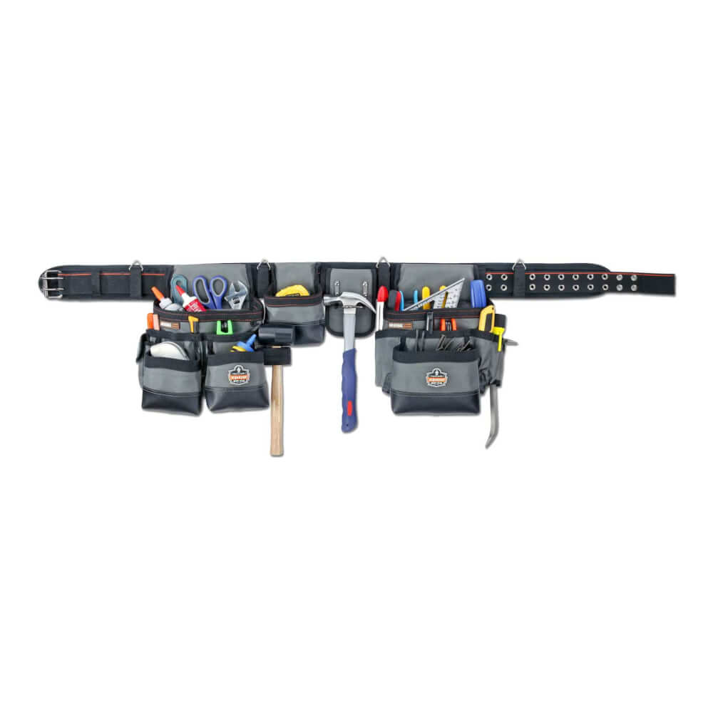 ProFlex&reg; 5504 L Gray 34-Pocket Tool Rig-Synthetic Tool Belt