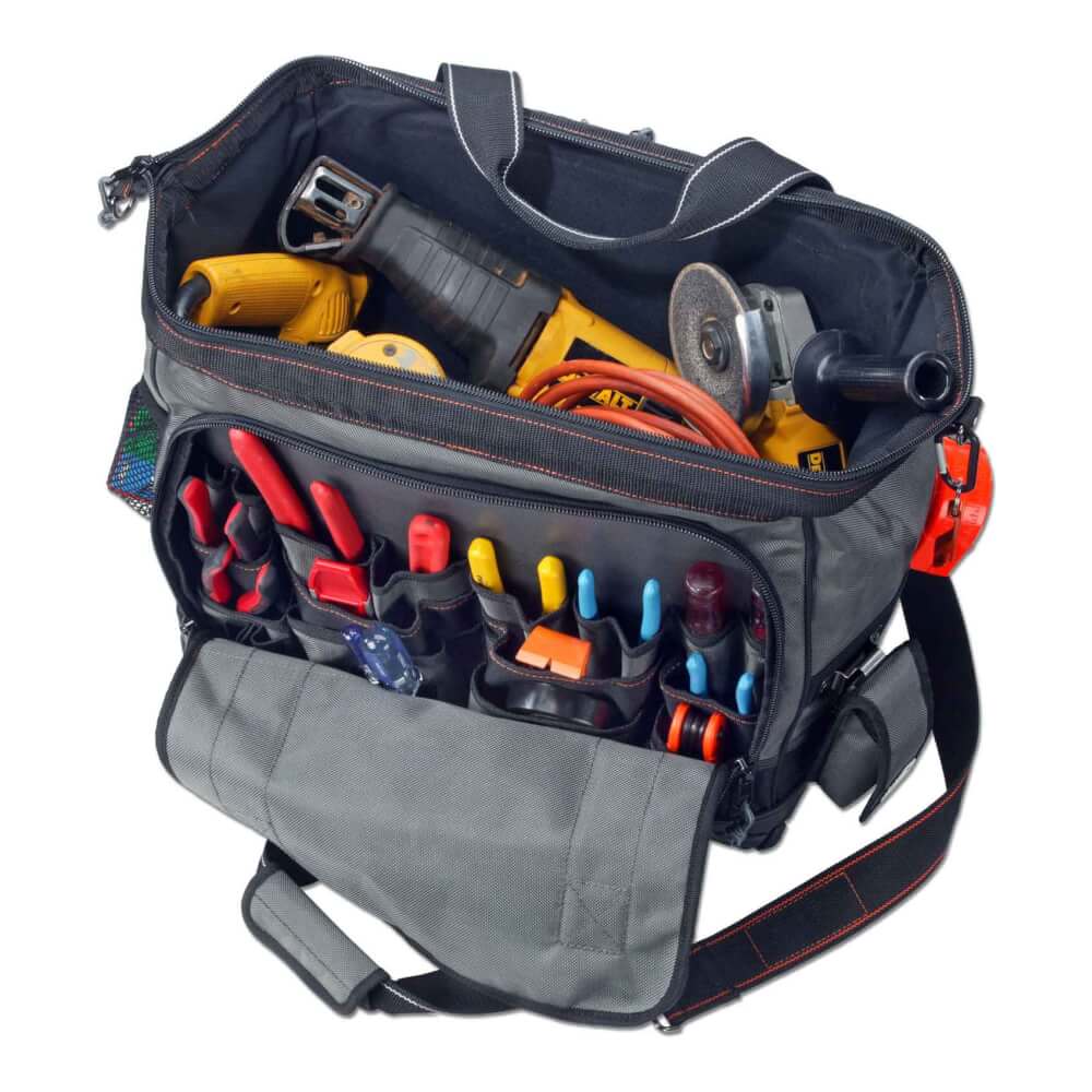 ProFlex&reg; 5815 Large Gray Open Face Tool Organizer Tool Bags