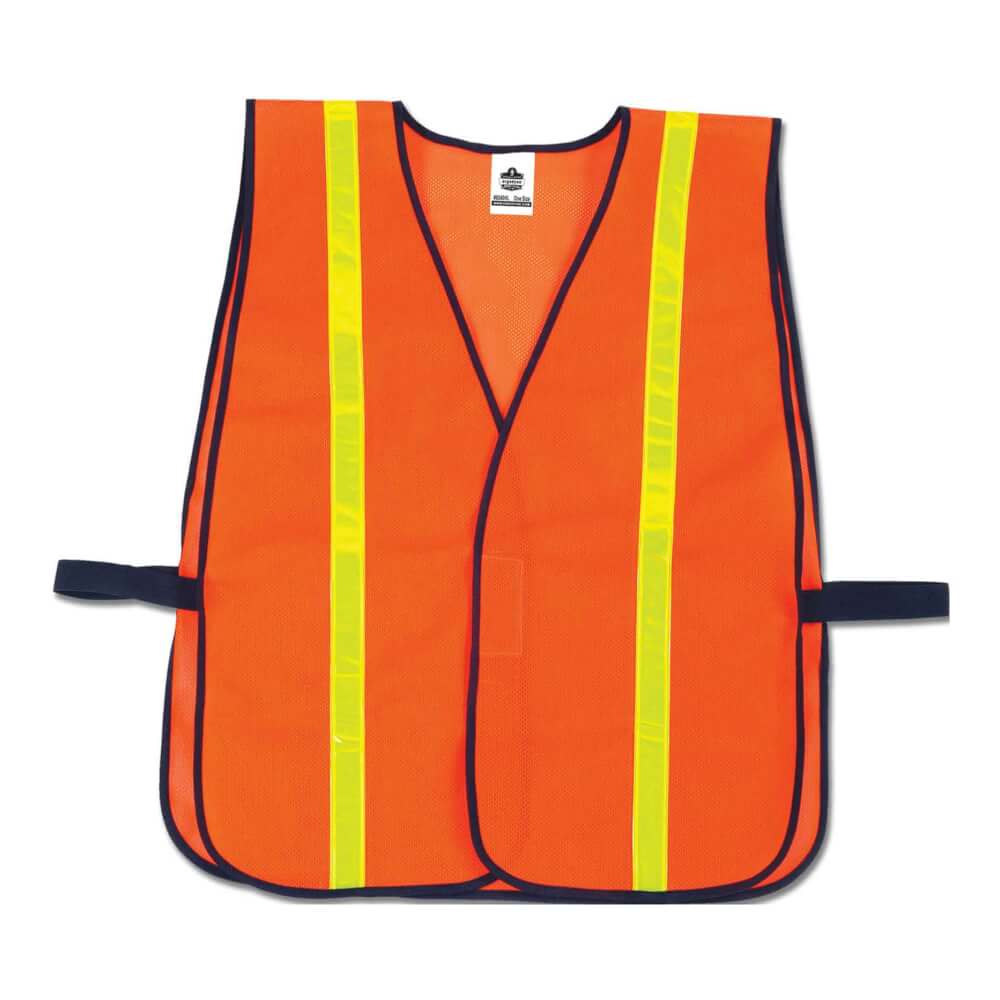 ProFlex&reg; 8040HL  Orange Non-Certified Hi-Gloss Safety Vest
