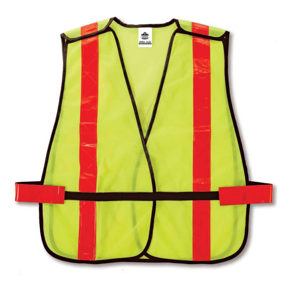 ProFlex&reg; 8080BAX  Lime Non-Certified X-Back Safety Vest