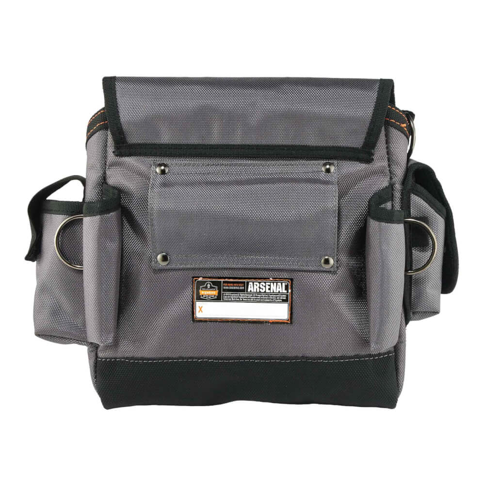 ProFlex&reg; 5518  Gray Topped Tool Pouch - Loop Attachment Tool Pouch