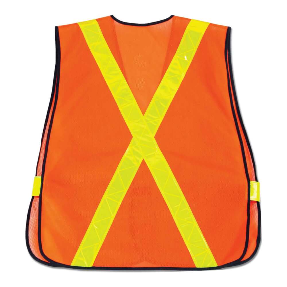 ProFlex&reg; 8080BAX  Orange Non-Certified X-Back Safety Vest