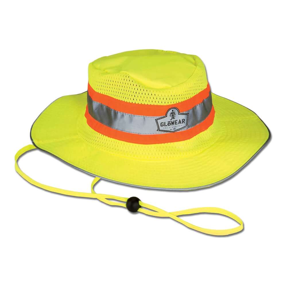 ProFlex&reg; 8935 S/M Lime Class Headwear Hi-Vis Ranger Hat alt