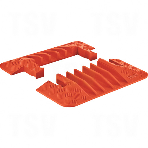 Guard Dog&reg; 5-Channel Heavy Duty Cable Protector - End Caps