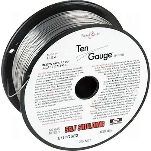 Ten Gauge&trade; E71TGS Flux-Cored Welding Wire