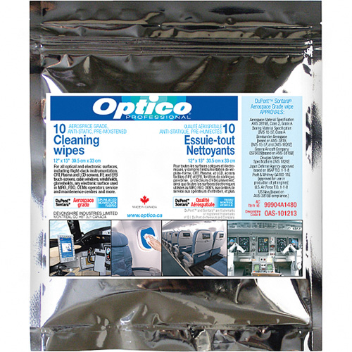 Optico&reg; Professional Cleaning Wipes