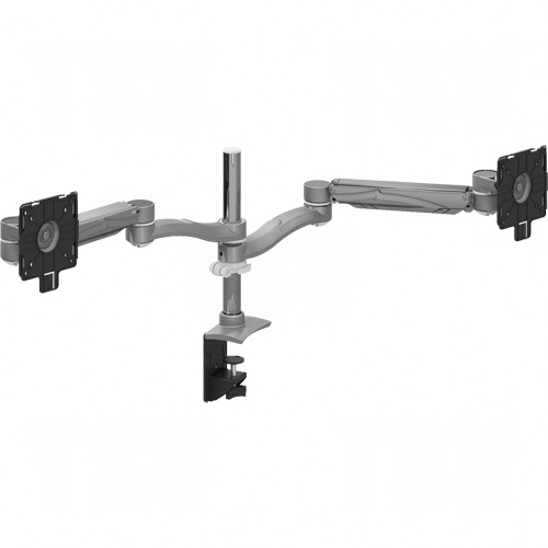 Dual Screen Height Adjustable Monitor Arms