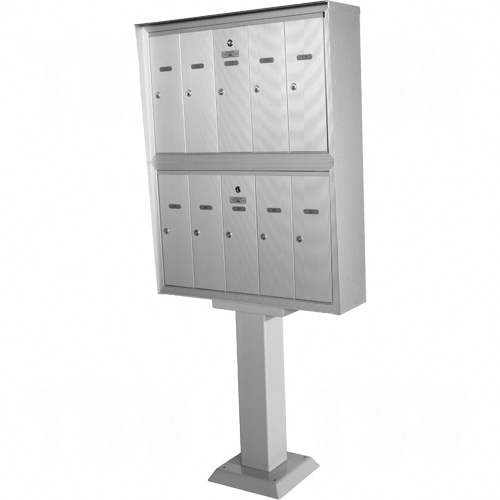 Double Deck Pedestal Mailboxes