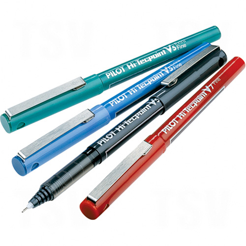 Ballpoint Pens - &quot;Hi-Tecpoint V&quot; Rolling Ballpoint Pens