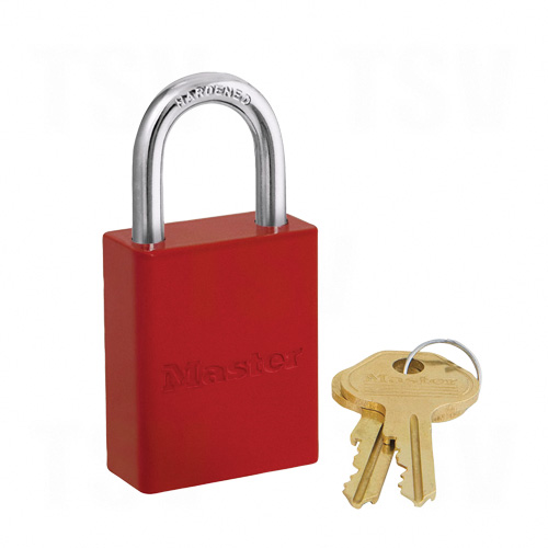 6835 Series Aluminum Safety Padlock - Set of Twelve