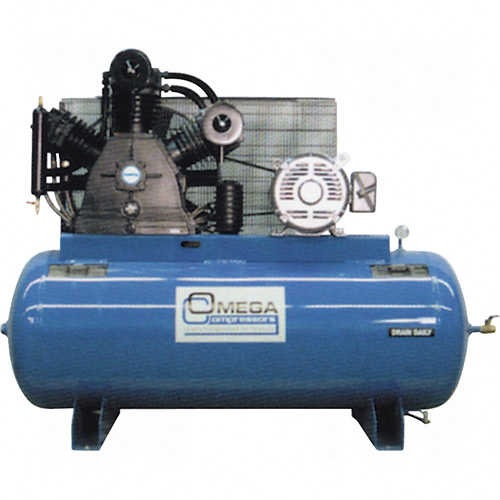 Industrial Series Air Compressors - 15 HP Horizontal Compressors - Two Stage