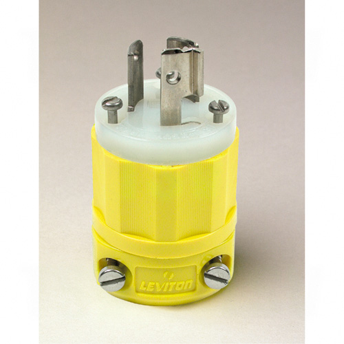 15A 250V 2-Pole 3-Wire Grounding Locking Plug